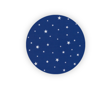 Ilustracja granatowego dekoracji gwiazdy w kolorze granatowym rolety zaciemniającej