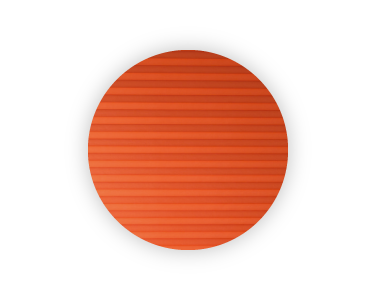 Ilustracja pomarańczowego wystroju składanej rolety
